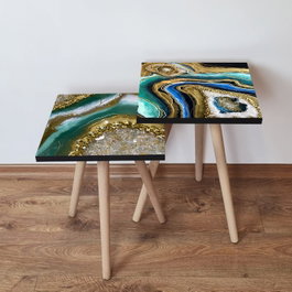 Hanah Home Mesas Nido Multicolor (2 Piezas)